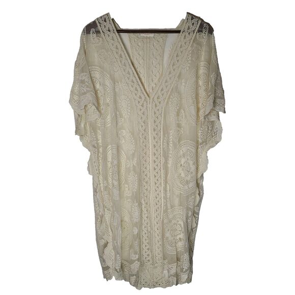 Brigitte Collection Other - Brigitte Collection International Boho Lace Swimsuit Coverup One Size